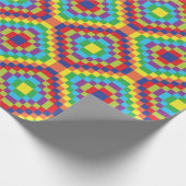 Retro Abstract Pattern Cadeaupapier (Hoek)