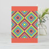 Retro Abstract Pattern Kaart