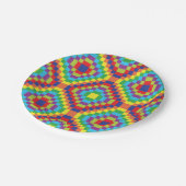 Retro Abstract Pattern Papieren Bordje (Gekanteld)