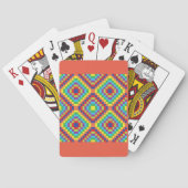 Retro Abstract Pattern Pokerkaarten (Achterkant)