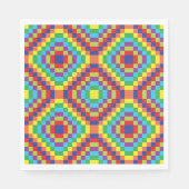 Retro Abstract Pattern Servet (Voorkant)