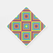 Retro Abstract Pattern Servet (Hoek)