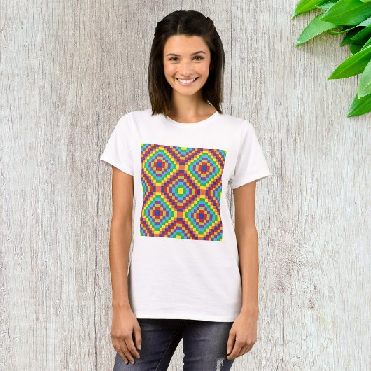 Retro Abstract Pattern T-shirt