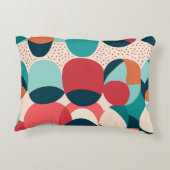 Retro Abstract Pebble Pillow Accent Kussen (Achterkant)