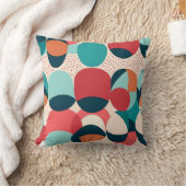 Retro Abstract Pebble Pillow Kussen (Deken)