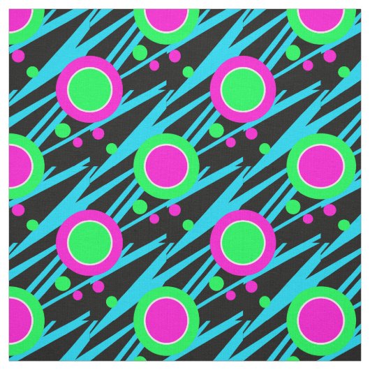 Retro Abstract poka Dot Pattern Stof (Swatch)
