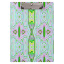 Retro Abstract roze, kalkgroen en Aqua Pattern Klembord