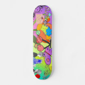 Retro Abstract skateboard (Voorkant)