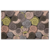 Retro, abstract, spiraalvormig stof (Fat Quarter)