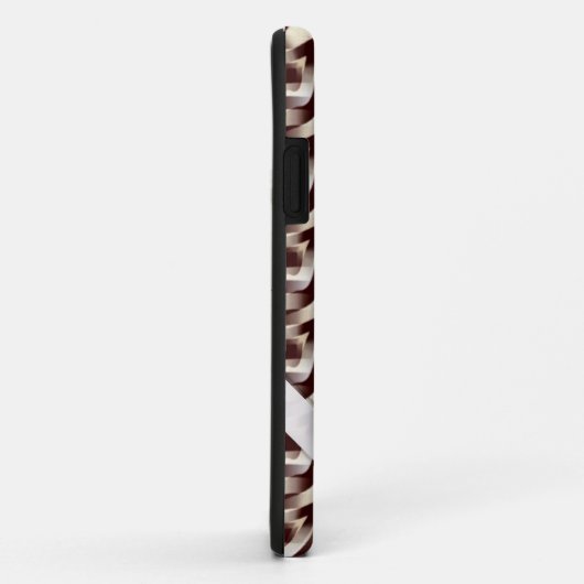 Retro Abstract Textielpatroon iPhone 5 Hoesje (Achterkant/rechts)