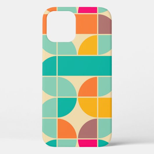 Retro Abstract: tijdloos naadloos ontwerp. Case-Mate iPhone Case (Achterkant)
