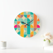 Retro Abstract: tijdloos naadloos ontwerp. Grote Klok (Huis)
