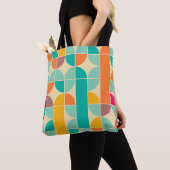 Retro Abstract: tijdloos naadloos ontwerp. Tote Bag (Dichtbij)