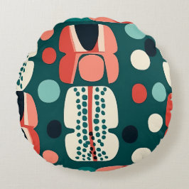 Retro Abstract Totem & Pod Kussen