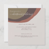 Retro Abstract vrolijk kerstfeest Kaart (Achterkant)