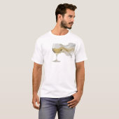 Retro ABSTRACT WIJN Custom Creatie T-shirt (Voorkant volledig)