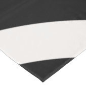 Retro  Abstracte Arches Lines Black White Tafelkleed (Gekanteld)