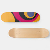 Retro Abstracte Art 2 Skateboard (Horizontaal)