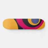 Retro Abstracte Art 2 Skateboard (Horizontaal)