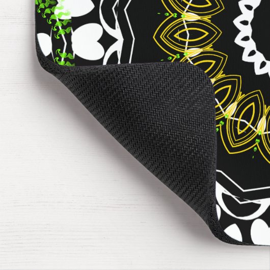 Retro Abstracte Art Design Muismat (Hoek)