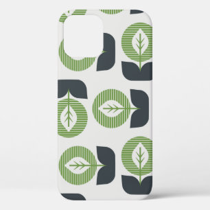 Retro Abstracte bladeren: naadloze  stijl Case-Mate iPhone Case