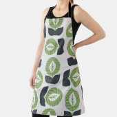 Retro Abstracte bladeren: naadloze  stijl Schort (Insitu)