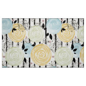 Retro, abstracte bloemen stof (Fat Quarter)