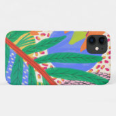 Retro Abstracte boho bladeren patroon Case-Mate iPhone Case (Achterkant (horizontaal))