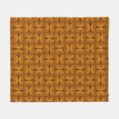 Retro Abstracte Fleece Blanket (Voorkant (Horizontaal))