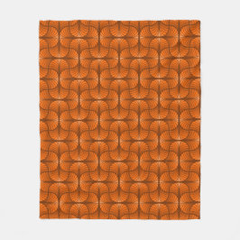 Retro Abstracte Fleece Blanket Deken