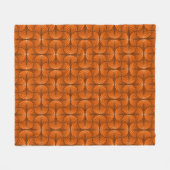 Retro Abstracte Fleece Blanket Deken (Voorkant (Horizontaal))