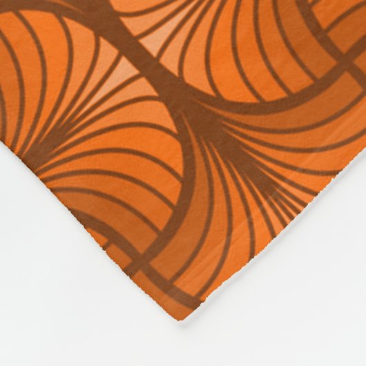 Retro Abstracte Fleece Blanket Deken (Hoek)