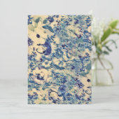 Retro Abstracte Flowers Butterfly Artwork Garden Feestdagenkaart (Staand voorkant)