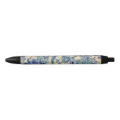 Retro Abstracte Flowers Butterfly Artwork Garden Zwarte Inkt Pen (Voorkant)