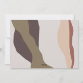 Retro Abstracte foto Vrolijk kerstfeest Feestdagenkaart (Achterkant)