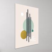 Retro abstracte geometrische kunst folie afdrukken (Laagn)