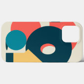 Retro Abstracte Geometrische Risograaf Kunst Desig Case-Mate iPhone Case (Achterkant (horizontaal))