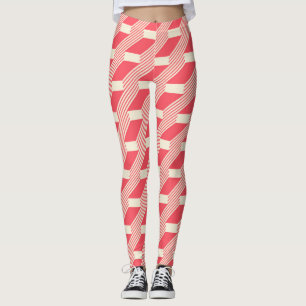 Retro Abstracte geometrische,  trappen. Leggings