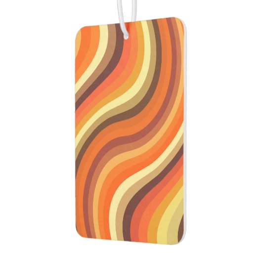 Retro Abstracte golven en rondingen Luchtverfrisser (Links)