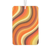 Retro Abstracte golven en rondingen Luchtverfrisser (Achterkant)