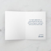 Retro Abstracte Groovy Flower Blossom Verjaardag Kaart (Binnen)