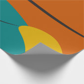 retro-Abstracte harmonie Cadeaupapier (Hoek)