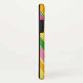 Retro Abstracte kleurrijke Zig Zag Mod Phone Case (Achterkant / rechts)