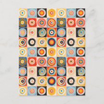 Retro Abstracte Kunst in de stijl van Hilma af Kli