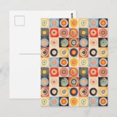 Retro Abstracte Kunst in de stijl van Hilma af Kli Briefkaart (Voorkant / Achterkant)