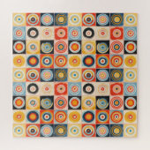 Retro Abstracte Kunst in de stijl van Hilma af Kli Legpuzzel (Horizontaal)