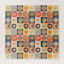 Retro Abstracte Kunst in de stijl van Hilma af Kli