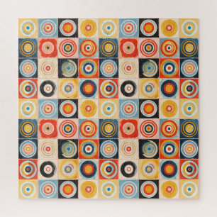 Retro Abstracte Kunst in de stijl van Hilma af Kli Legpuzzel