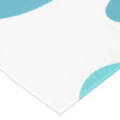 Retro Abstracte kunst Rocks Turquoise Tafelkleed (Gekanteld)