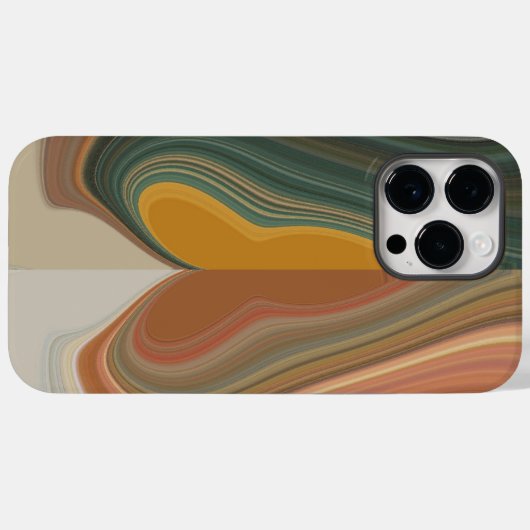 Retro Abstracte kunstdruk Case-Mate iPhone Case (Achterkant (horizontaal))